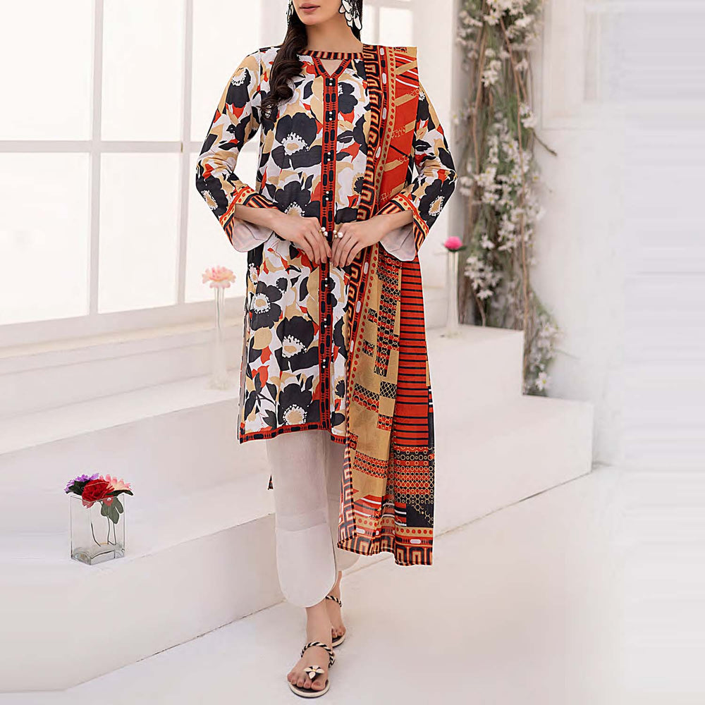 SANA & SARA ESHAAL By Salitex Lawn Printed Unstitched 3Pcs Suit - 63, Women, 3Pcs Shalwar Suit, Salitex, Chase Value