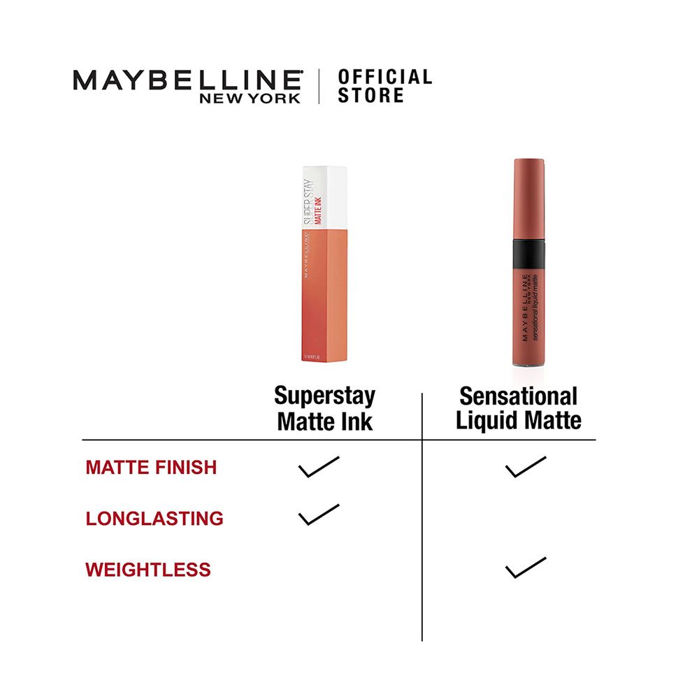Maybelline Color Sensational Liquid Matte Nu02 Strip It Off, Lipstick, Maybelline, Chase Value