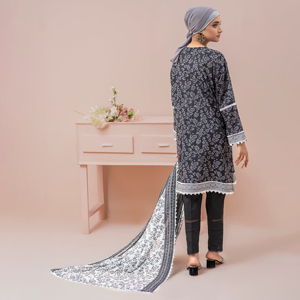 Eminent Printed Digital Lawn Unstitched 3Pcs Suit - ES24LP3P19, Women, 3Pcs Shalwar Suit, Eminent, Chase Value