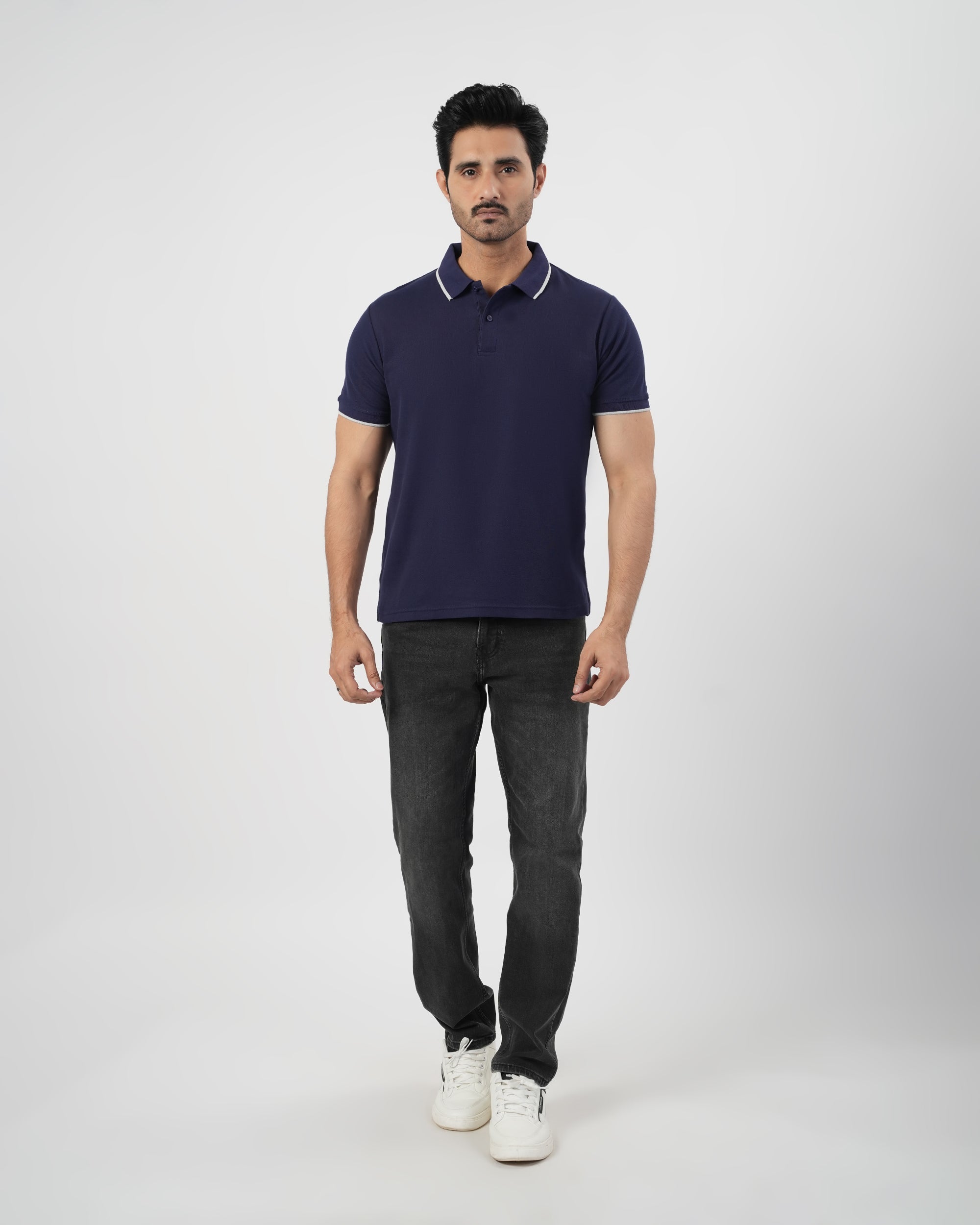 Eminent Men’s Solid Pique Polo T-Shirt