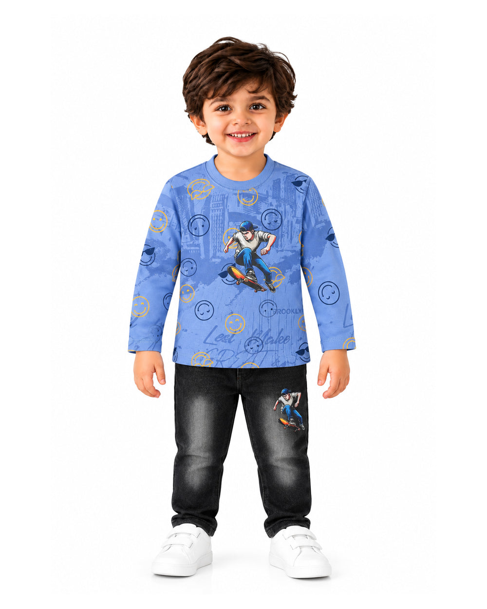 Valuables Boys Printed Full Sleeves Suit – Chase Value