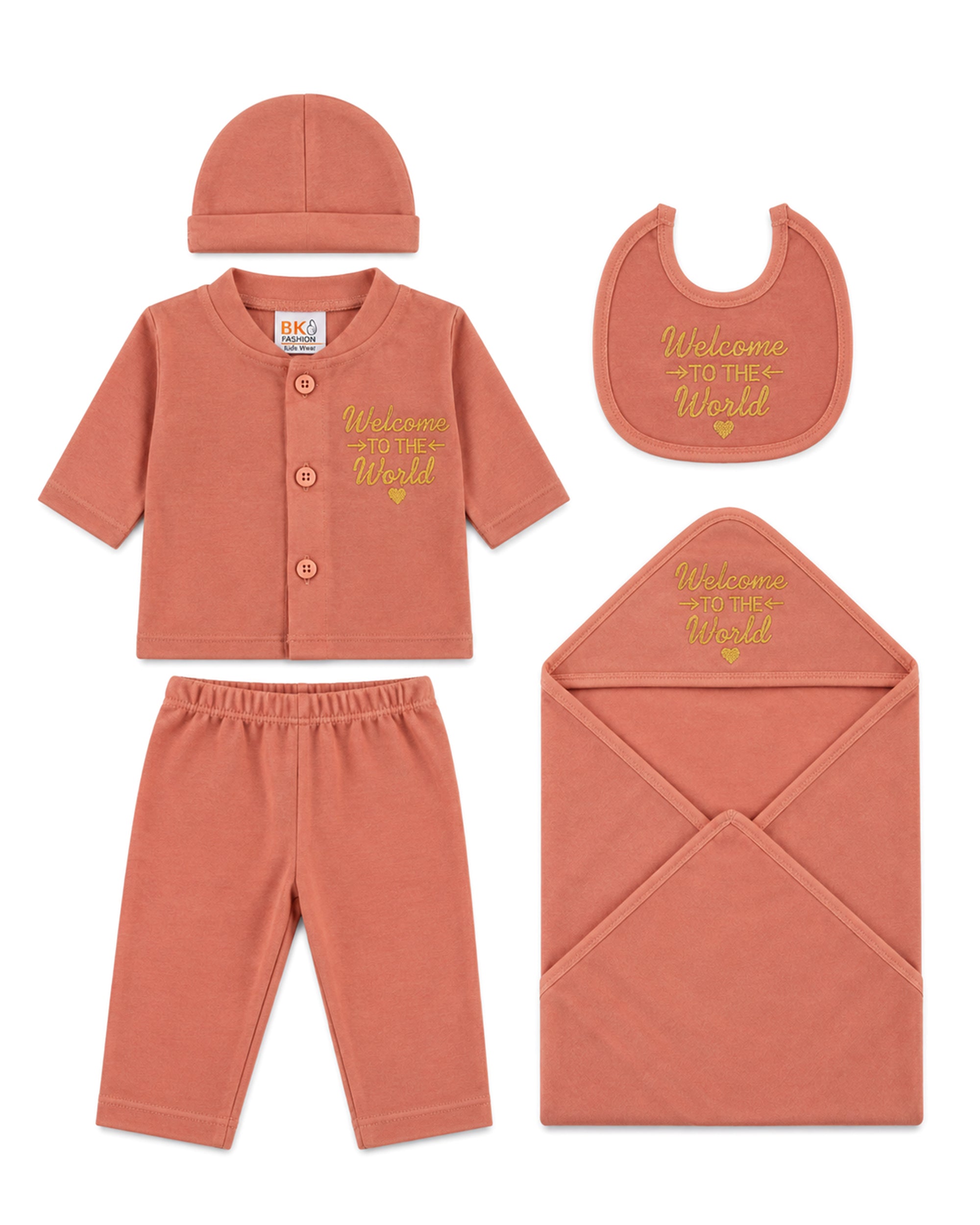 Newborn Unisex Gift Set - 5 Pcs