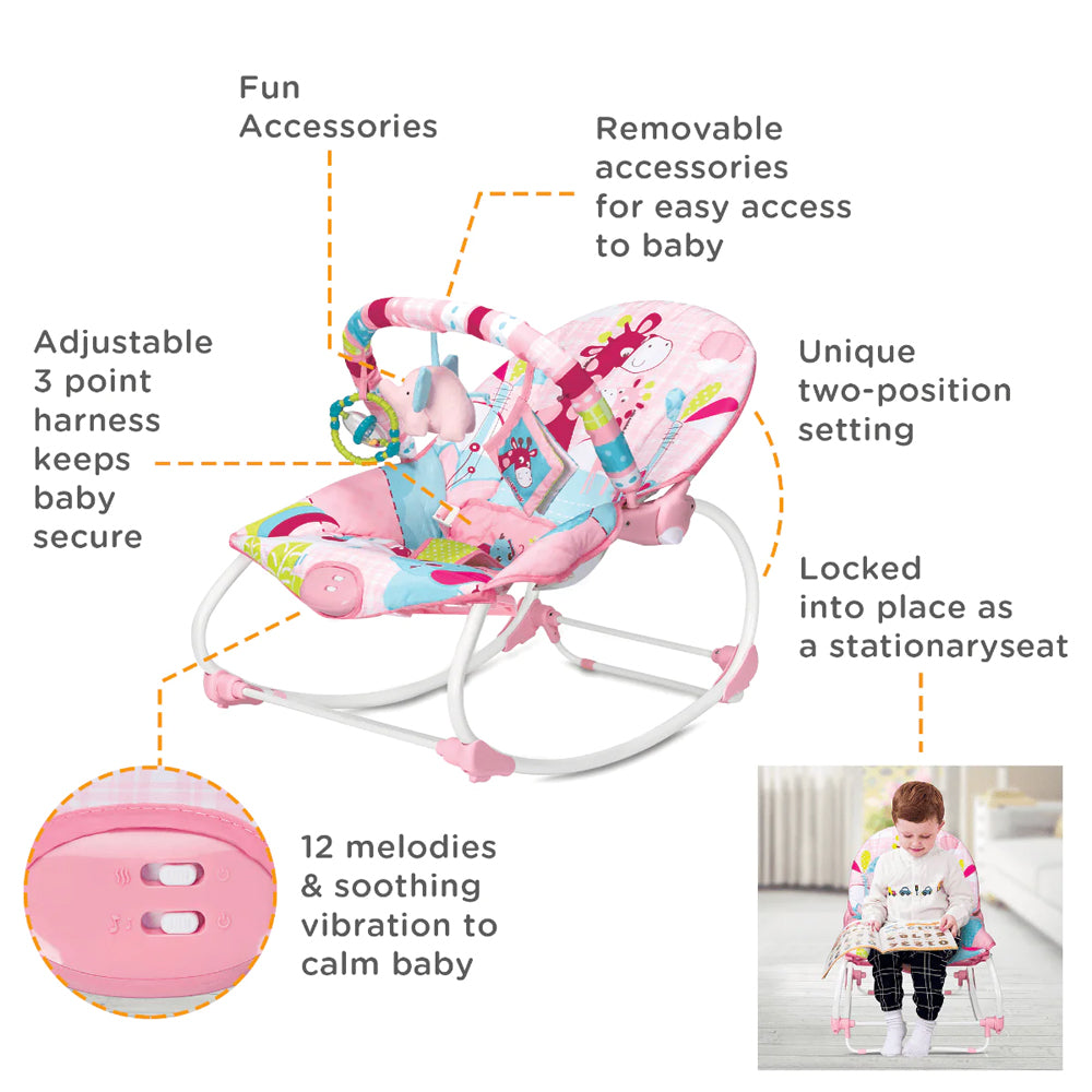 Mastela Newborn To Toddler Rocker - 6921, Carrier Strollers & Furniture, Mastela, Chase Value