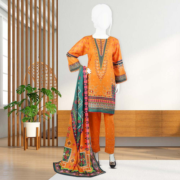 Eminent Digital Khadder Unstitched 3Pcs Suit V1 - 16, Women, 3Pcs Shalwar Suit, Eminent, Chase Value