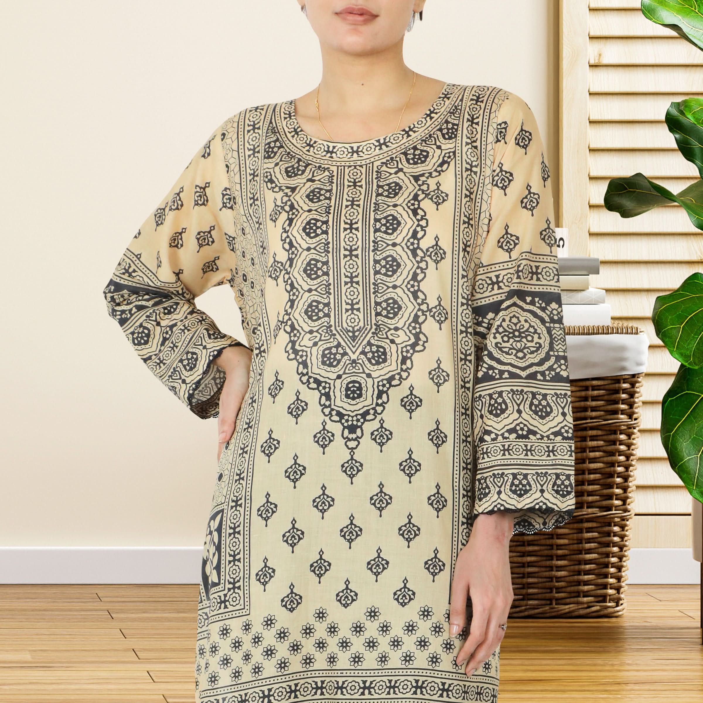 Valuable Cotton Unstitched Kurti - 8, Women, Unstitched Kurti, Chase Value, Chase Value
