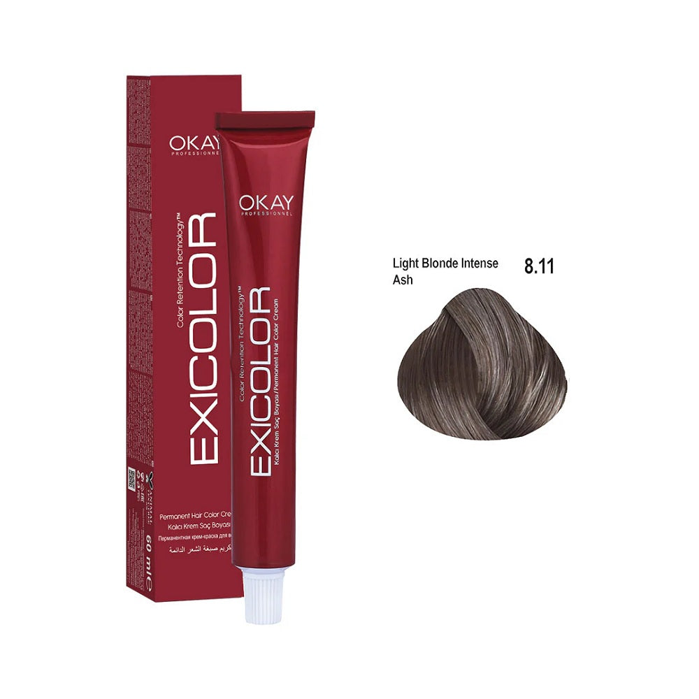 Exicolor Permanent Hair Color Cream 60ml - 39 Shades, Hair Color, Exicolor, Chase Value