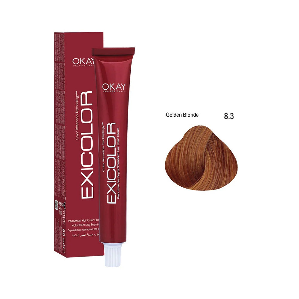 Exicolor Permanent Hair Color Cream 60ml - 39 Shades, Hair Color, Exicolor, Chase Value