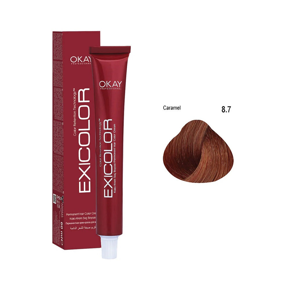 Exicolor Permanent Hair Color Cream 60ml - 39 Shades, Hair Color, Exicolor, Chase Value