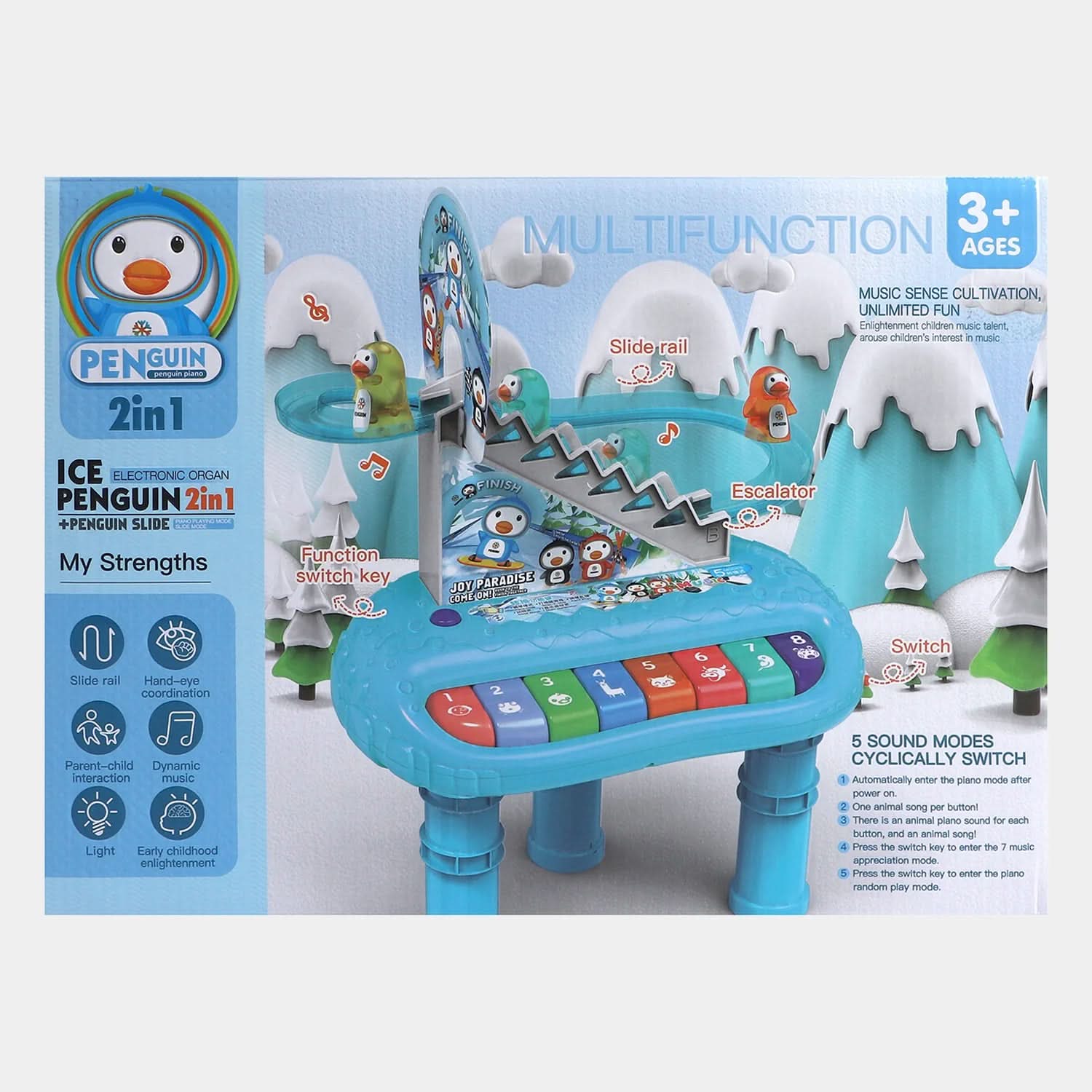 Pengiun Piano, Musical Toys, Chase Value, Chase Value