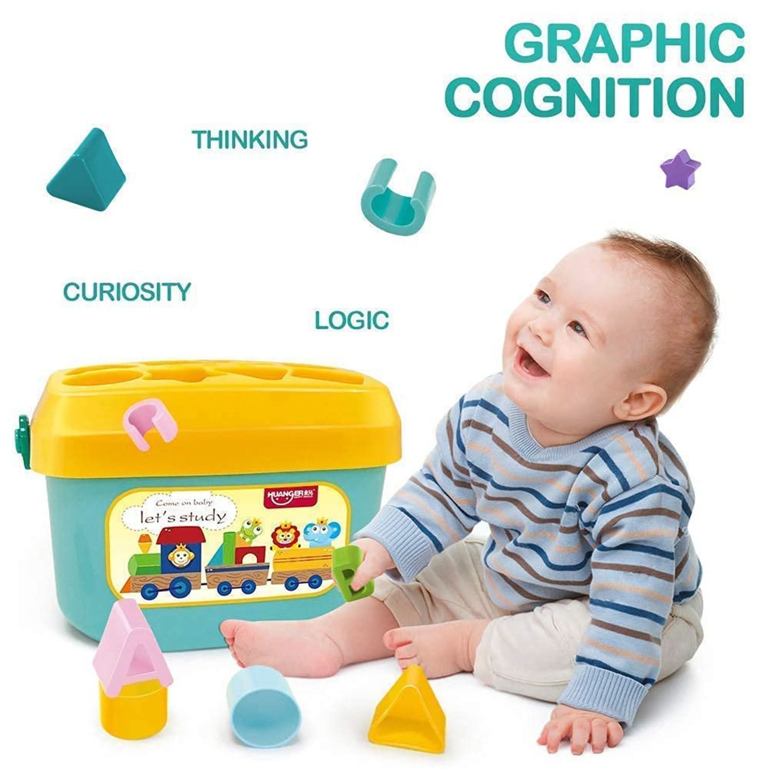 Huanger Baby First Blocks - Multi Color, Musical Toys, Chase Value, Chase Value