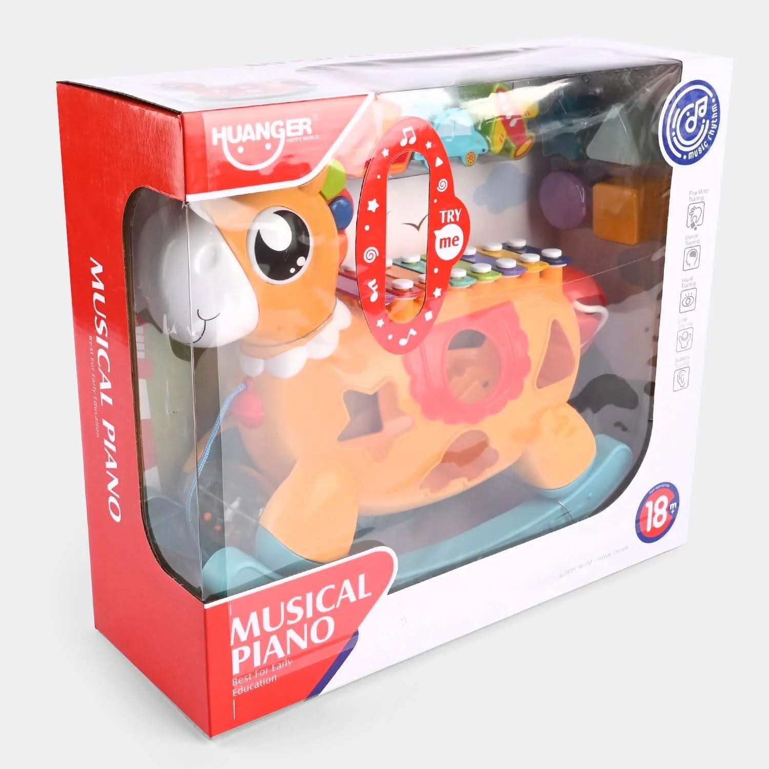 Huanger Shape Recognition Musical Toy - Multi Color, Musical Toys, Chase Value, Chase Value