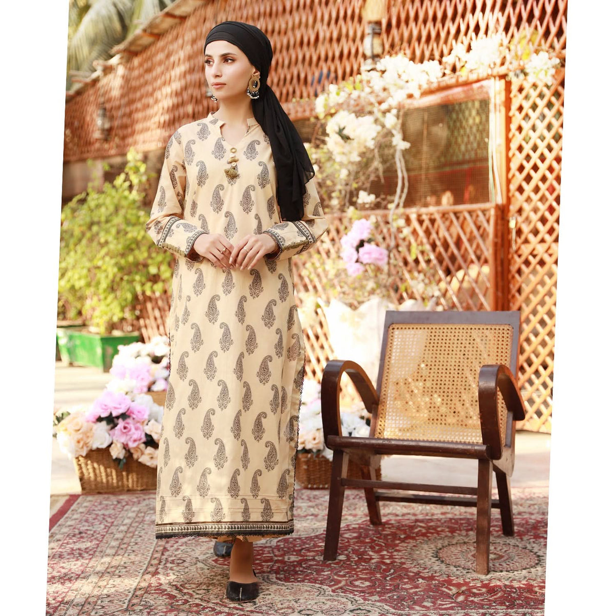 Eminent Printed Cambric Unstitched 2Pcs Suit - 12, Women, 2Pcs Shalwar Suit, Eminent, Chase Value