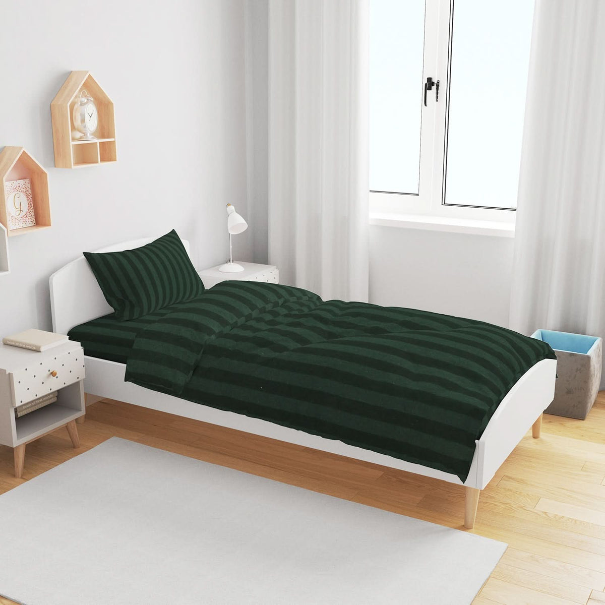 Single Bedsheet 2pcs - N3, Single Size Bed Sheet, Chase Value, Chase Value