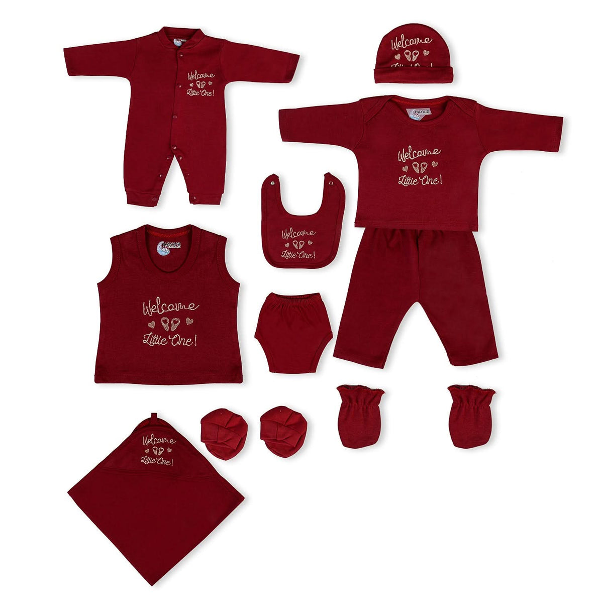 Newborn 10Pcs Gift Set Welcome Little, Newborn Gift Set, Chase Value, Chase Value