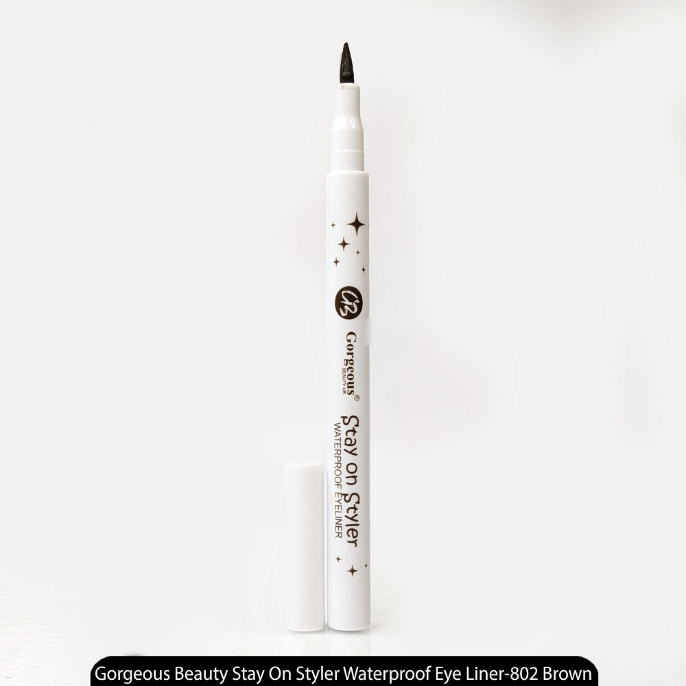 Gorgeous Beauty Stay On Styler Waterproof Eye Liner - 802, Eyeliner, Gorgeous Beauty, Chase Value