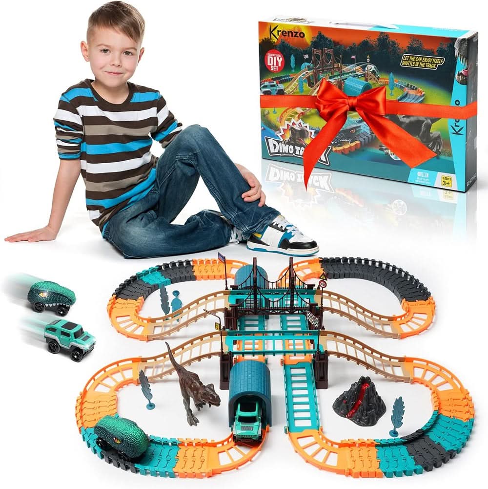 Dino Track Set for Kids, Age 3 to 7 Years, Board Games & Puzzles, Chase Value, Chase Value