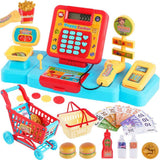 Electronic Cash Register Toys with Shopping Cart, Educational Toys, Chase Value, Chase Value