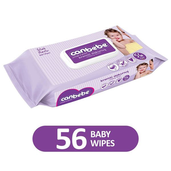 Canbebe Creamy Touch Extra Soft Baby Wipes, 56-Pack, Diapers & Wipes, Canbebe, Chase Value