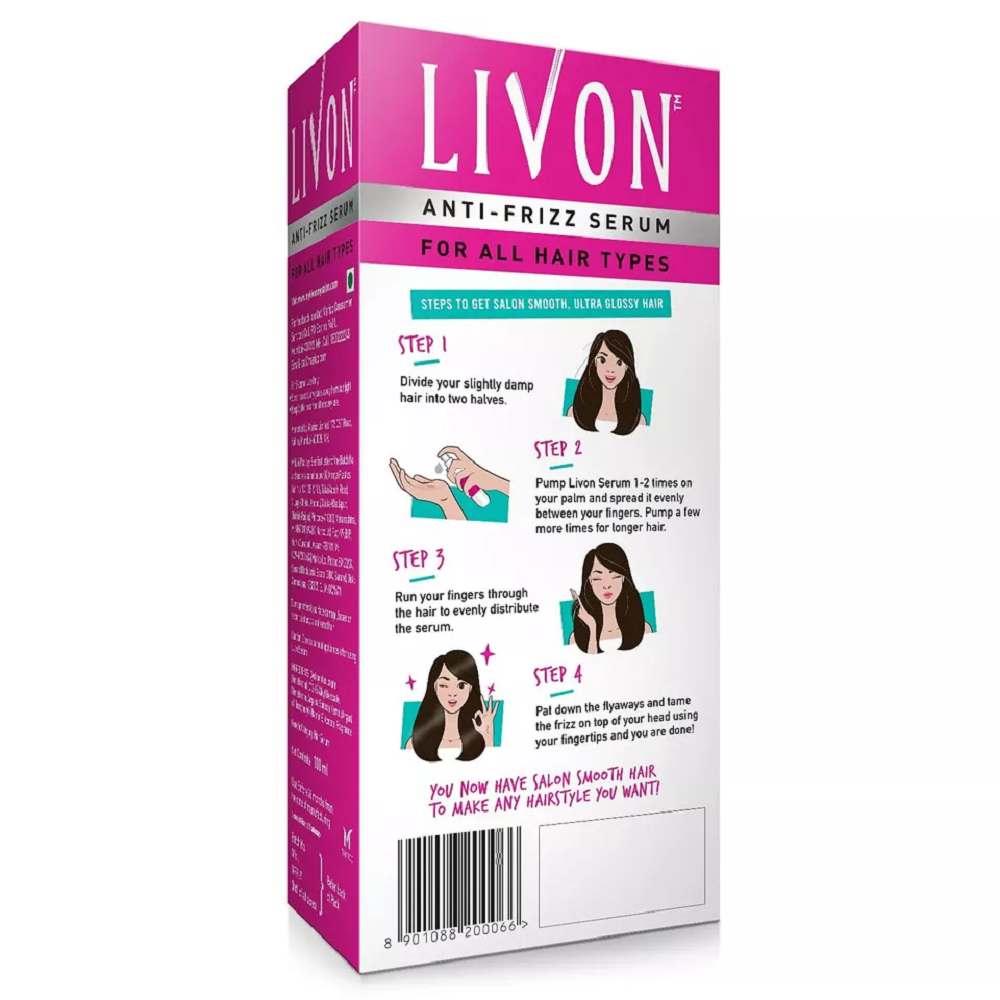 Livon Silky Hair Fluid - 100ml, Hair Treatments, Livon, Chase Value