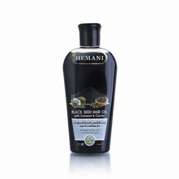 Hemani Hair Oil Almond 200ml - Black S016