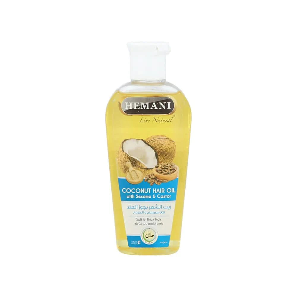 Hemani Hair Oil Almond 100ml - Coconut, Hair Oils, WB By Hemani, Chase Value