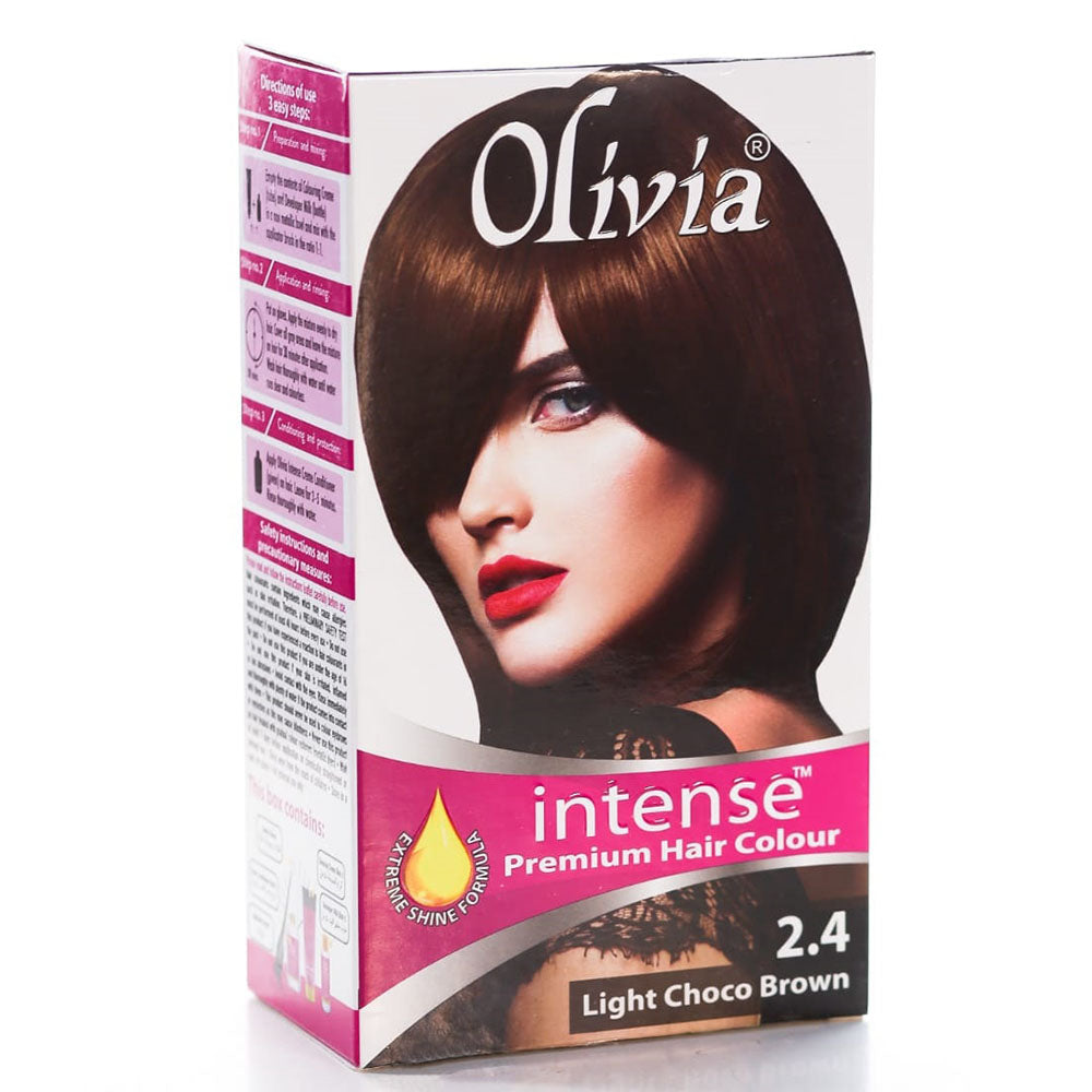 Olivia Intense 2.4 Light Choco Brown, Beauty & Personal Care, Hair Colour, Chase Value, Chase Value