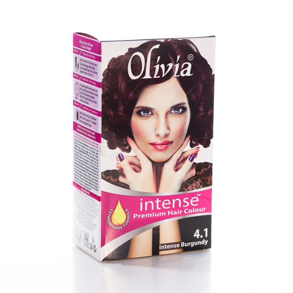 Olivia Intense Premium Hair Colur Intense Burgundy 4.1, Beauty & Personal Care, Hair Colour, Chase Value, Chase Value