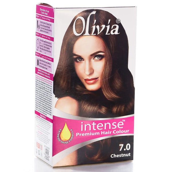 Olivia Intense 7.0 Chestnut, Beauty & Personal Care, Hair Colour, Chase Value, Chase Value