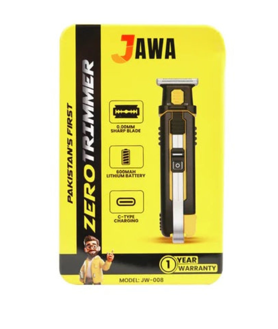 Jawa Zero Hair Trimmer JW-008, Shaver & Trimmers, Jawa, Chase Value