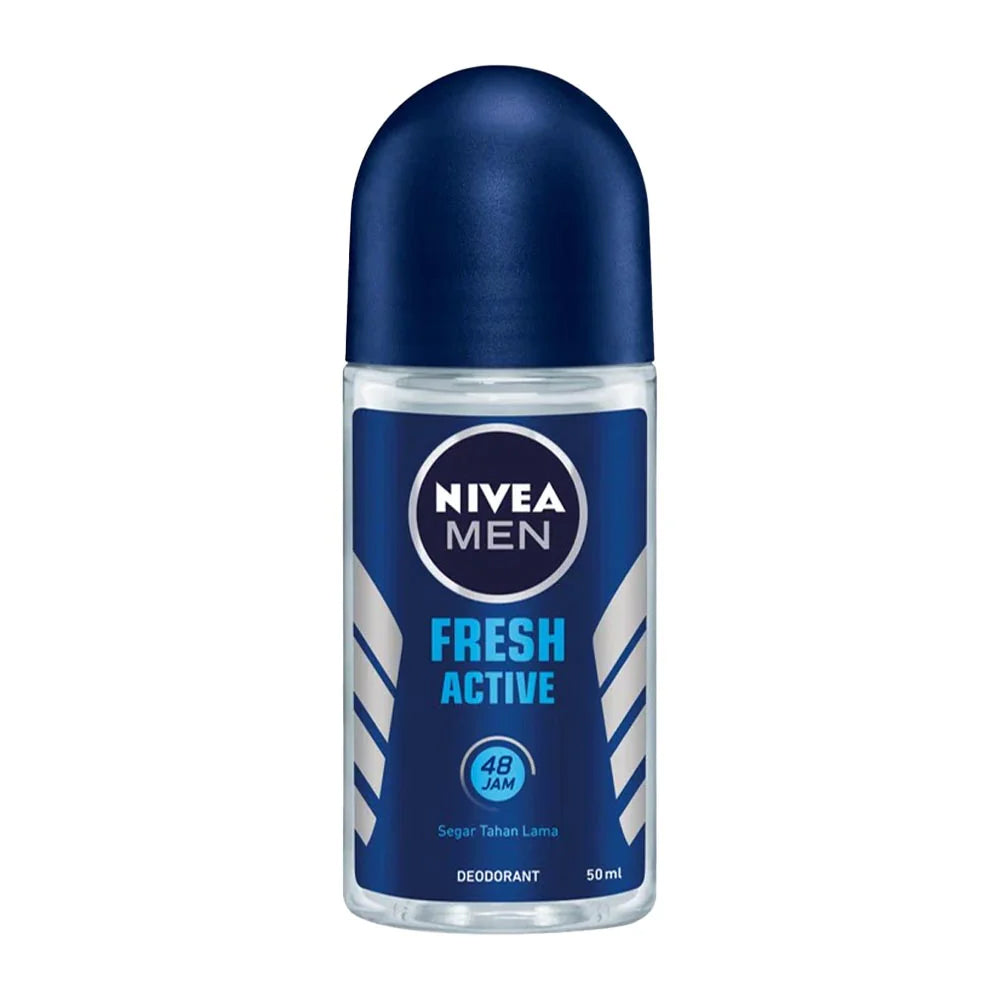 Nivea Men Roll On Fresh Active 50ml, Body Roll On & Sticks, Nivea, Chase Value