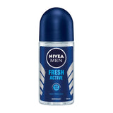 Nivea Men Roll On Fresh Active 50ml, Body Roll On & Sticks, Nivea, Chase Value