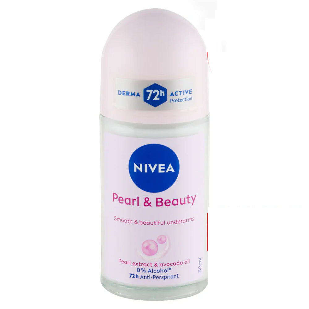 Nivea Women Roll On Pearl & Beauty 50ml, Body Roll On & Sticks, Nivea, Chase Value