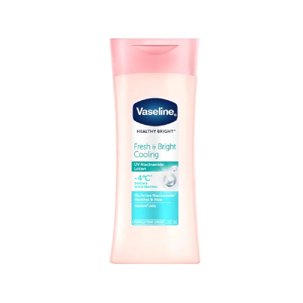 Vaseline Fresh & Bright Cooling Hand Body Lotion 200ml, Creams & Lotions, Vaseline, Chase Value