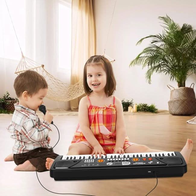 61 Keys BigFun Electronic Keyboard Piano With Mic, Musical Toys, Chase Value, Chase Value