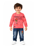 Valuables Boys Printed Full Sleeves Suit