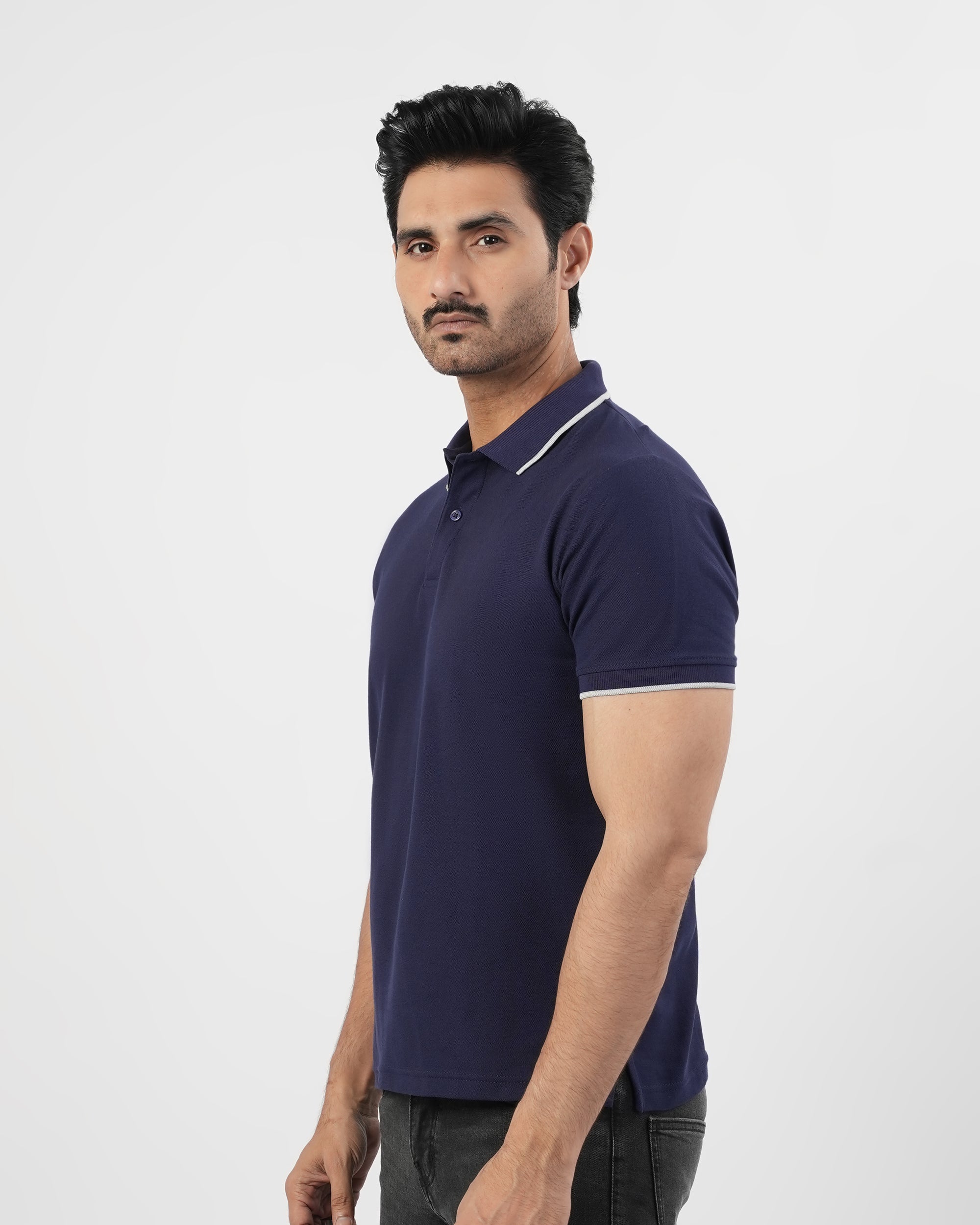 Eminent Men’s Solid Pique Polo T-Shirt