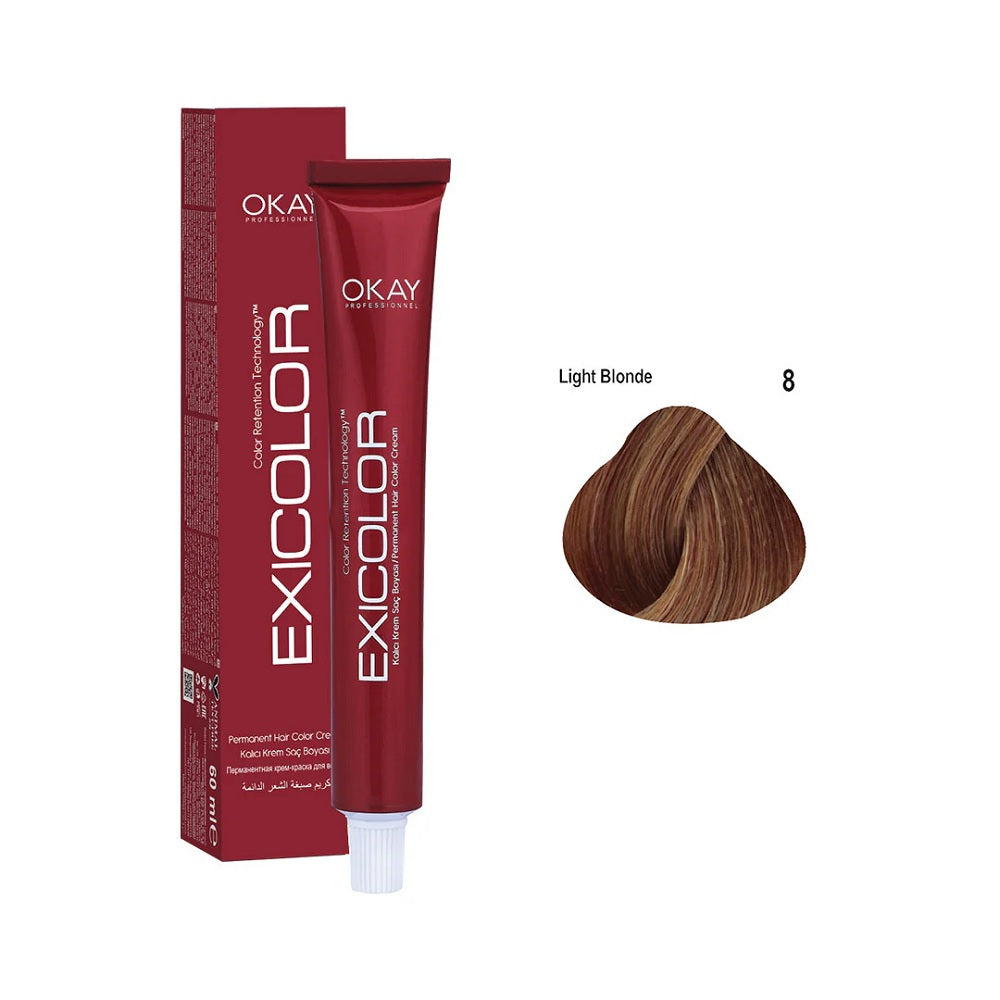 Exicolor Permanent Hair Color Cream 60ml - 39 Shades, Hair Color, Exicolor, Chase Value