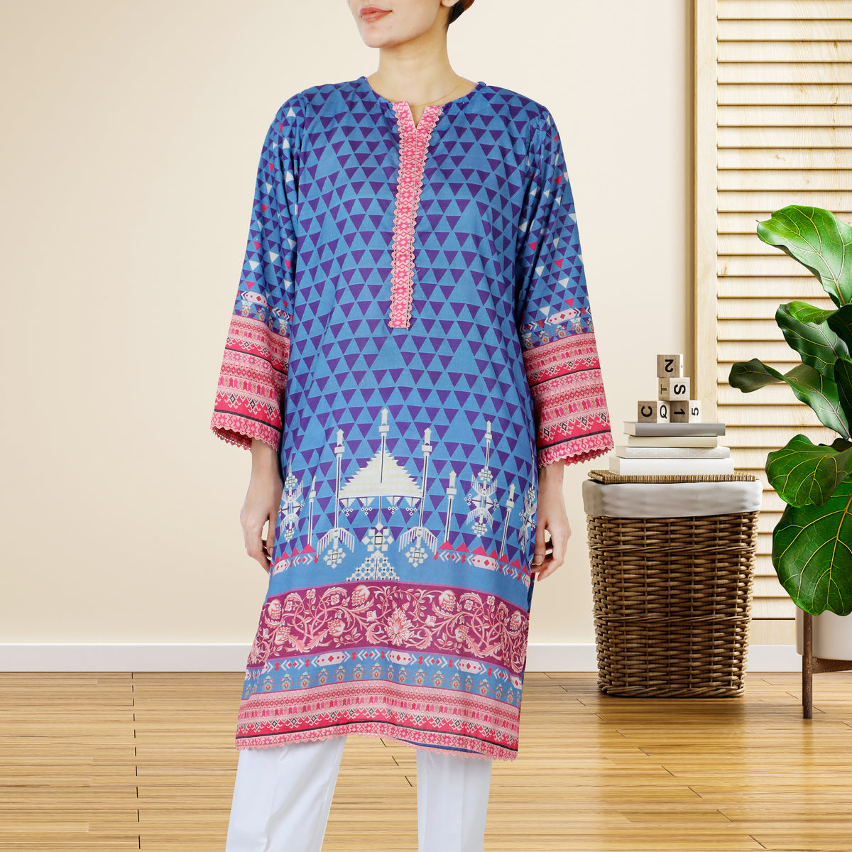 Valuable Cotton Unstitched Kurti - 9, Women, Unstitched Kurti, Chase Value, Chase Value