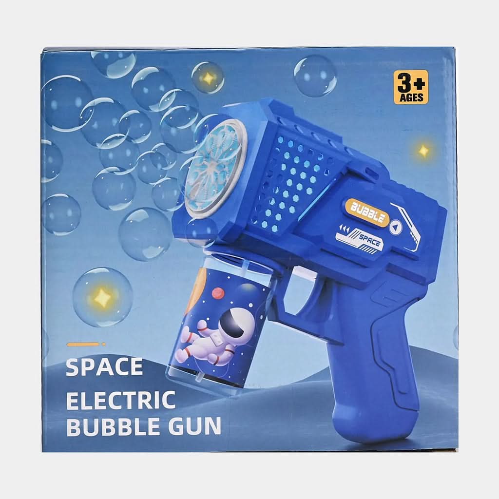 Battery Operated Space Bubble Gun H053 - Blue, Weapon Toys, Chase Value, Chase Value