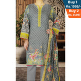 Valuable Cotton Digital Unstitched 3Pcs Suit - 9, Women, 3Pcs Shalwar Suit, Chase Value, Chase Value