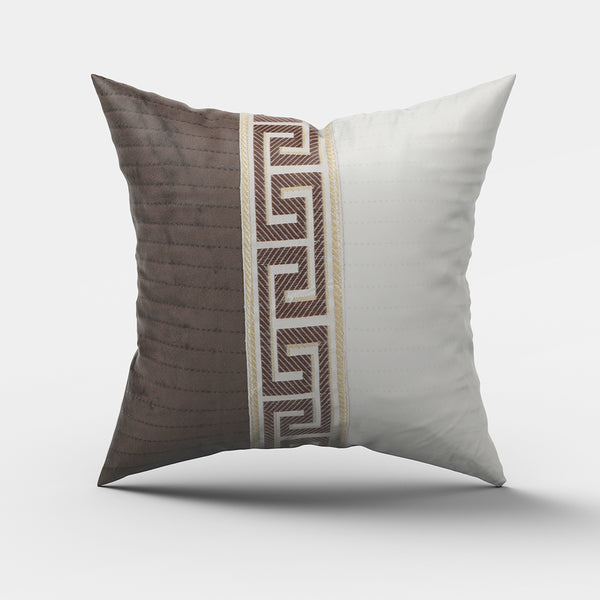 2 Color Cushion - Dark Brown