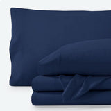 Double Bed Sheet - Navy Blue, Double Size Bed Sheet, Chase Value, Chase Value