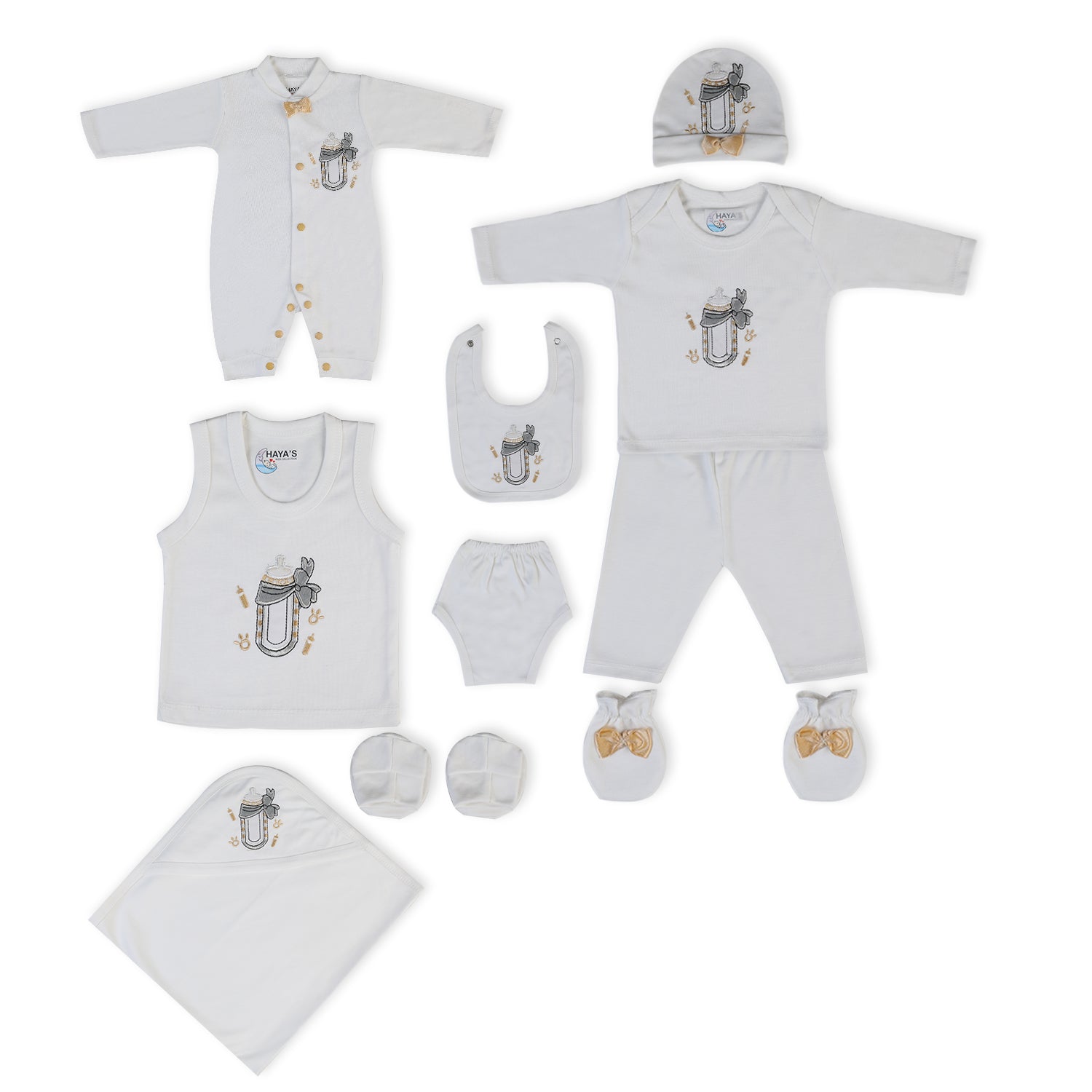 Newborn 10Pcs Gift Set Feeder, Newborn Gift Set, Chase Value, Chase Value