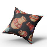 Jute 3D Cushion - Black, Cushions & Pillows, Chase Value, Chase Value