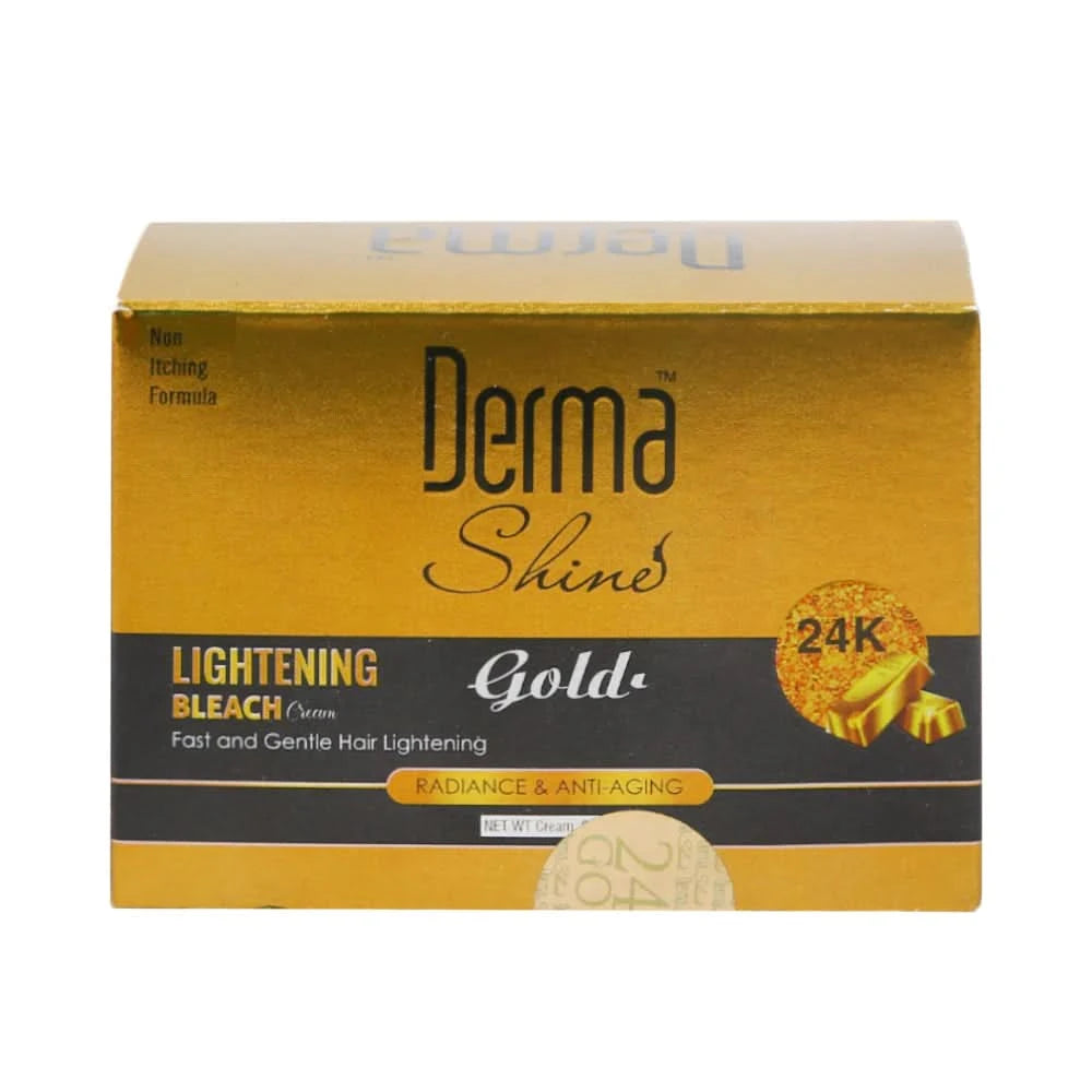 Derma Shine 24K Gold Anti Aging Lightening Bleach Cream 90Gm, Creams & Lotions, Derma Shine, Chase Value