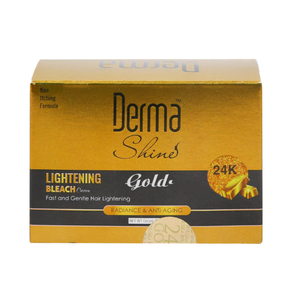 Derma Shine 24K Gold Anti Aging Lightening Bleach Cream 90Gm
