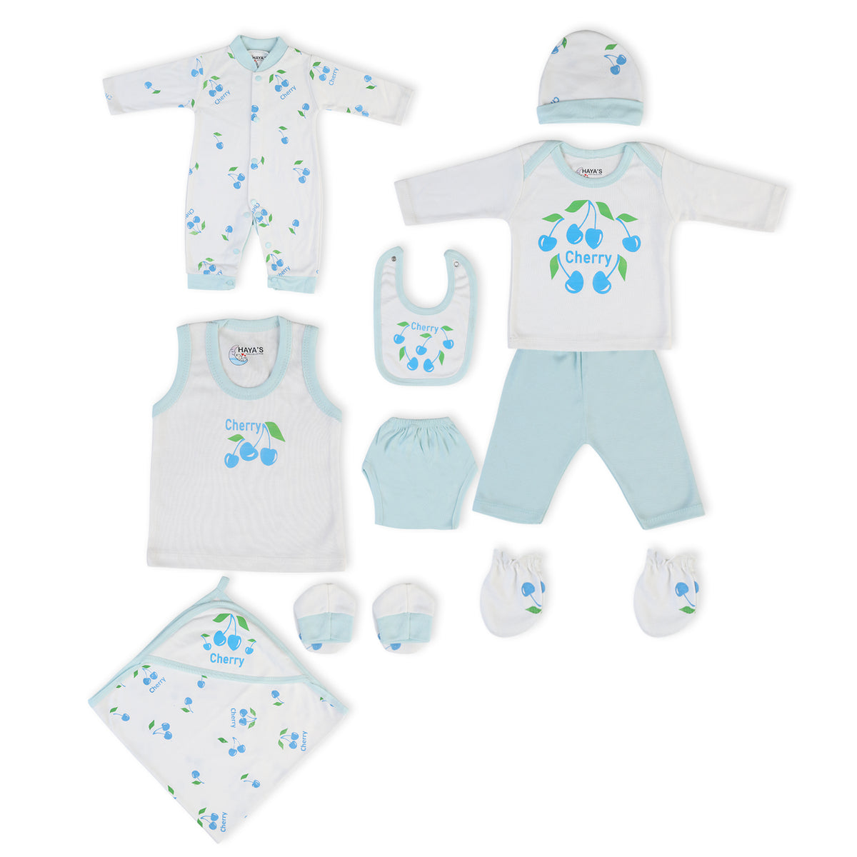 Newborn Gift Cherry Set Pack Of 10, Kids Gift Set, Chase Value, Chase Value