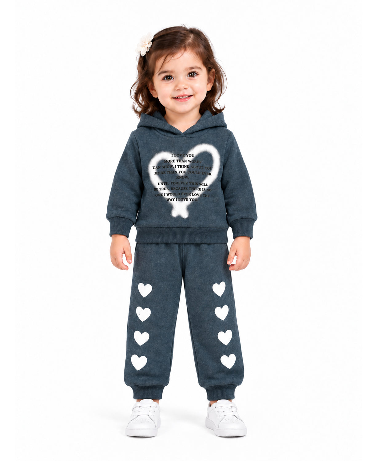 Valuables Girls Full Sleeves Hooded Suit