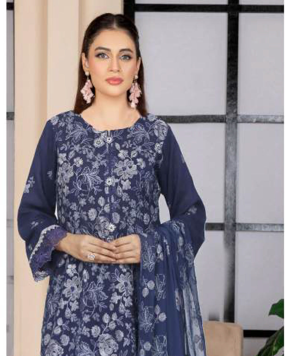 Noor Jahan Maha Noor Karandi Luxury Embroidered Suit with Dupatta - 14, Women, 3Pcs Shalwar Suit, Chase Value, Chase Value