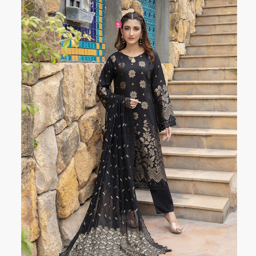 Schick Sofia Viscose Jacquard Broshia Unstitched 3Pcs Suit - 9, Women, 3Pcs Shalwar Suit, MI Creation, Chase Value